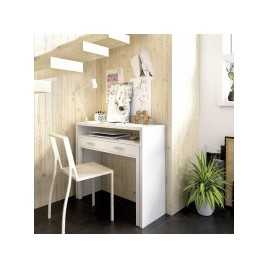 Consola modelo seven extensible 88x99 en color blanco brillo